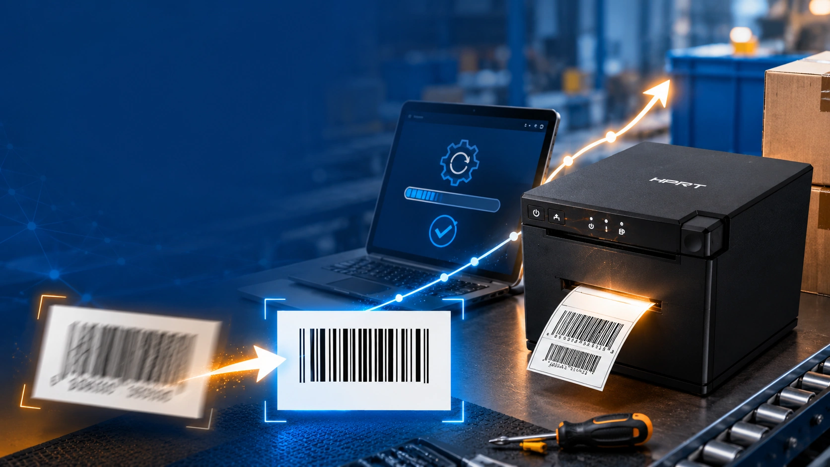 Panduan Update Firmware HPRT TP80RL: Solusi Cegah Printer Brick di Industri Manufaktur