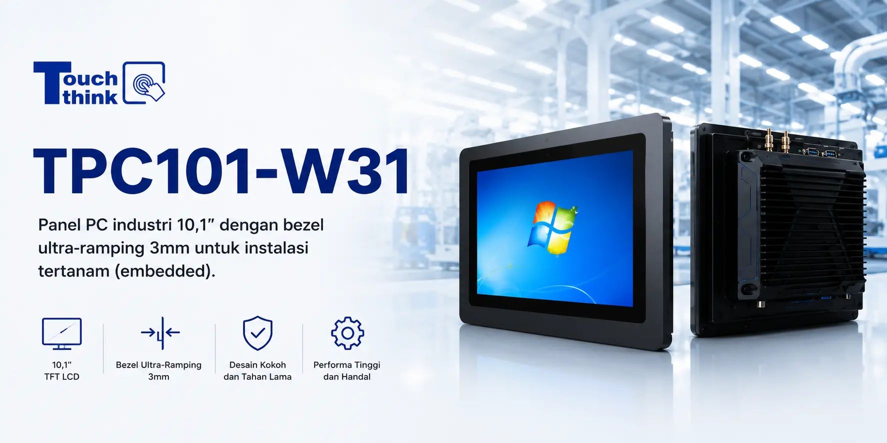 TPC101-W31B Industrial PC